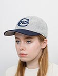 Бейсболка AMERICAN NEEDLE арт. 21005A-CHF Chicago Federals Archive Legend MLB (серый / черный)